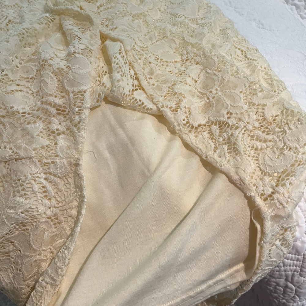 Altar’d State Lace Off-white Dress - Picture 5 of 8